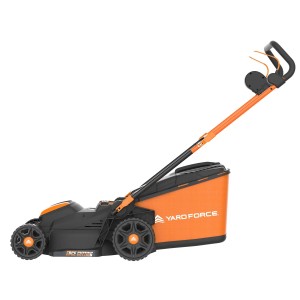 YARD FORCE Akku-Rasenmäher LM C40B-EU mit Siebenfacher Schnitthöhenverstellung