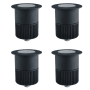 ENOVALITE LED Gartenstrahler 4er Set, Bodeneinbaustrahler für Garten & Wege