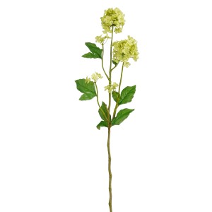 Grüne Mica Kunstblume Viburnum, 71,5 cm, detailgetreue Kunstpflanze.