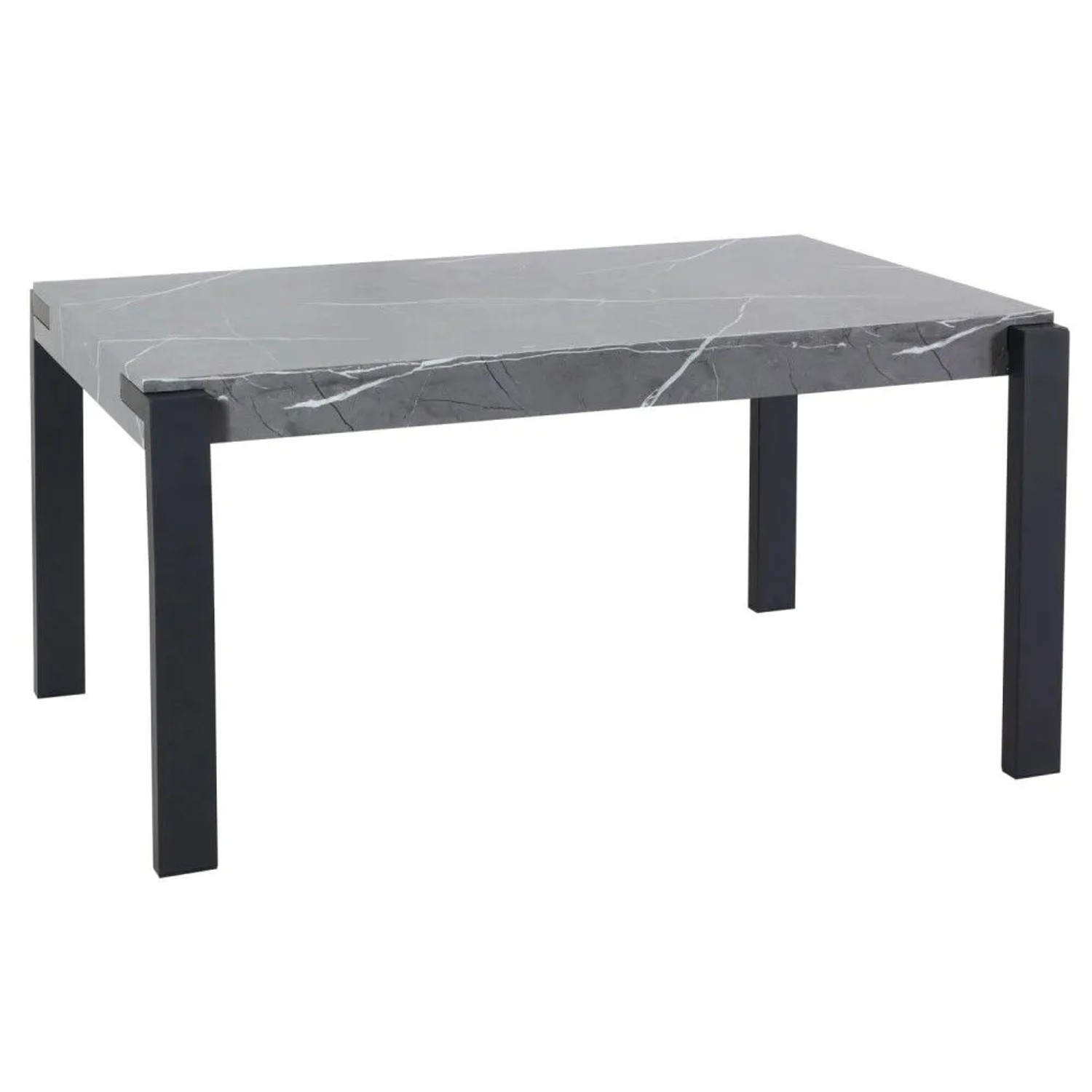 MCW Esstisch L53 140x80cm Marmor-Optik Grau 140x80cm