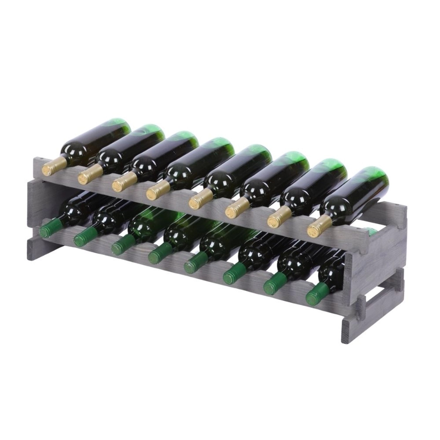 PROREGAL Weinregal VINOTECA FLEX PRO HxBxT 23x84x28cm 16 Flaschen Auf 2 Ebe günstig online kaufen