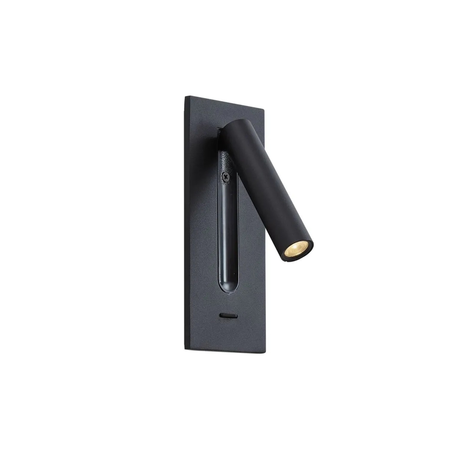 QAZQA Moderne Wandleuchte Schwarz inkl. LED Plaza