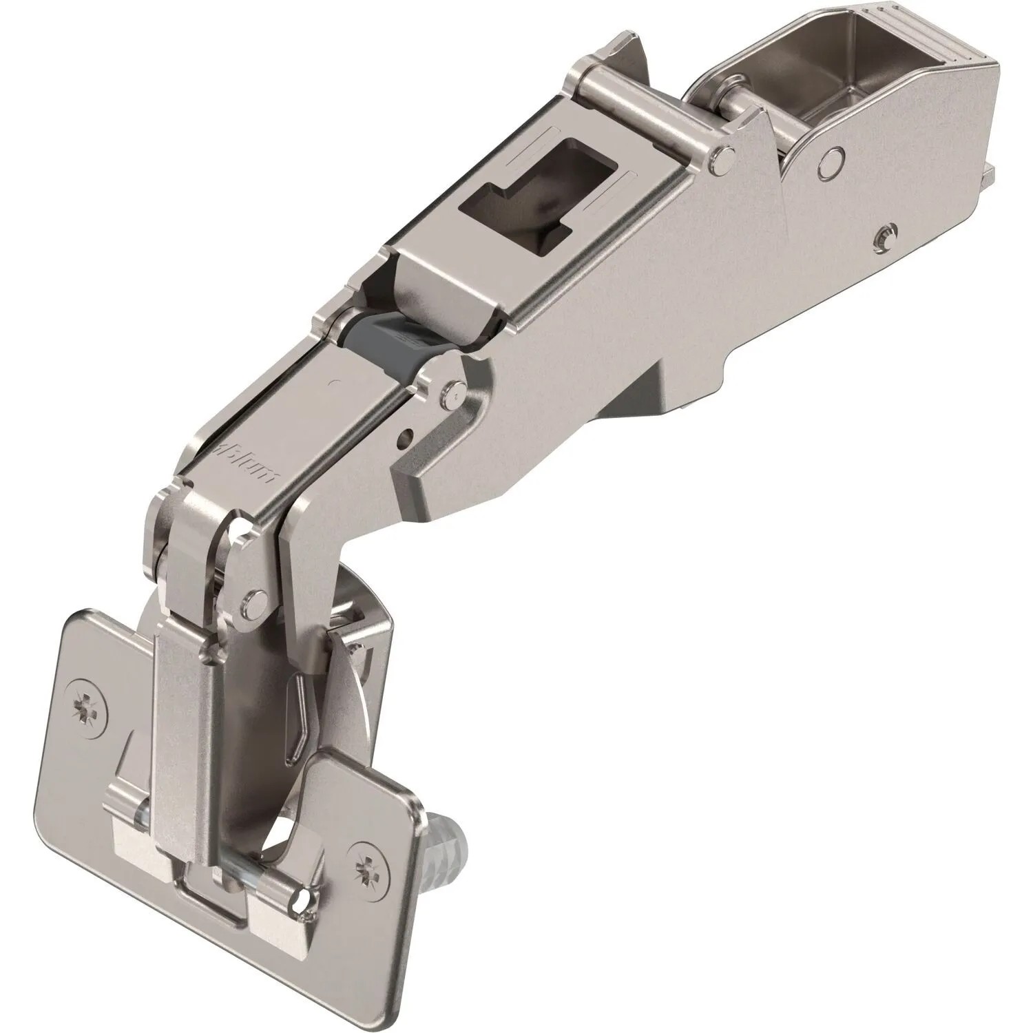 Blum Weitwinkelscharnier Clip Top 170 Grad 9,5mm Gekröpft mit Feder Einpressen