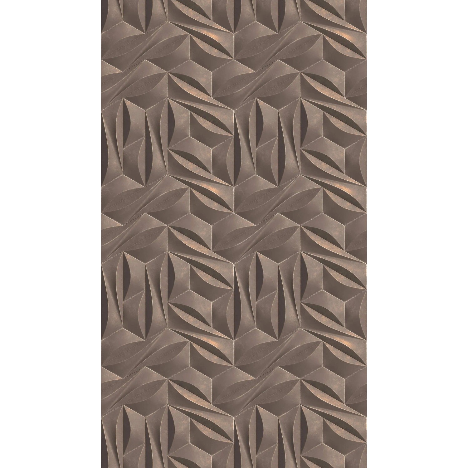 PROFHOME 391792-GU Fototapete 3D Grau Oliv-Grau Bronze Grau-Beige 1,59 m x 2,8 m