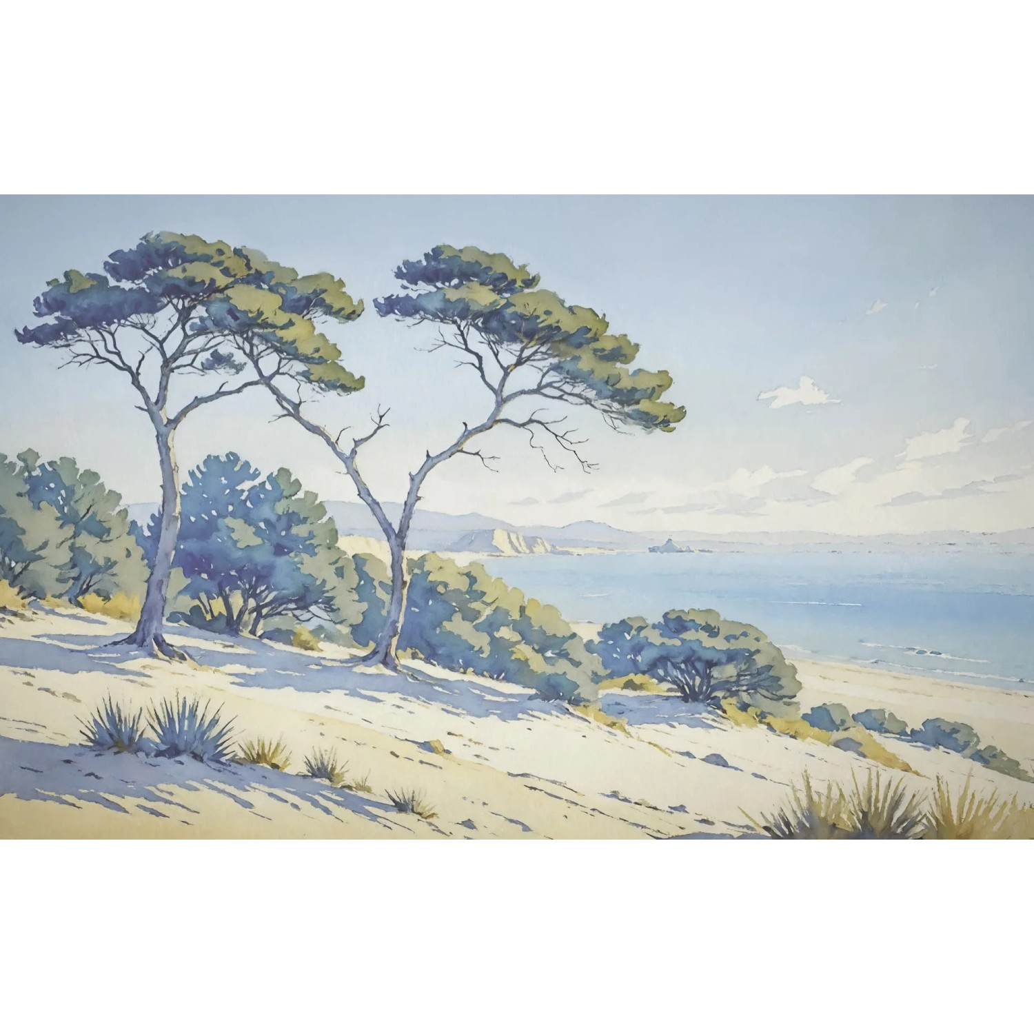Komar Vliestapete Sandy Coast 400 cm x 250 cm günstig online kaufen