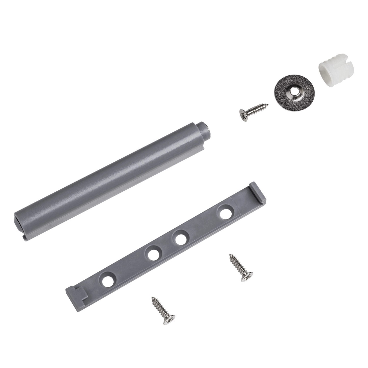 SOTECH Türdämpfer Push To Open Grau mit Magnetspitze