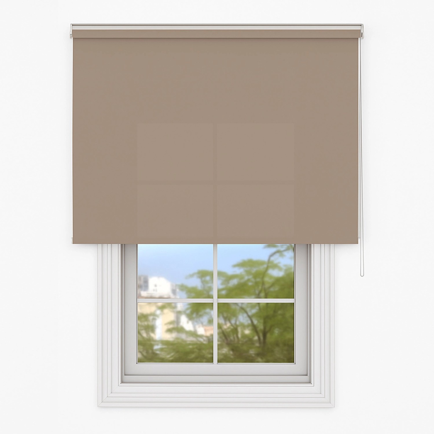 Deco-Raum Tageslicht-Rollo Bohren Basic GL 110 cm x 150 cm Cappuccino günstig online kaufen
