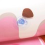 Detailaufnahme: Aufblasbares Kinder-Planschbecken im Eisbecher-Design mit Ventil.