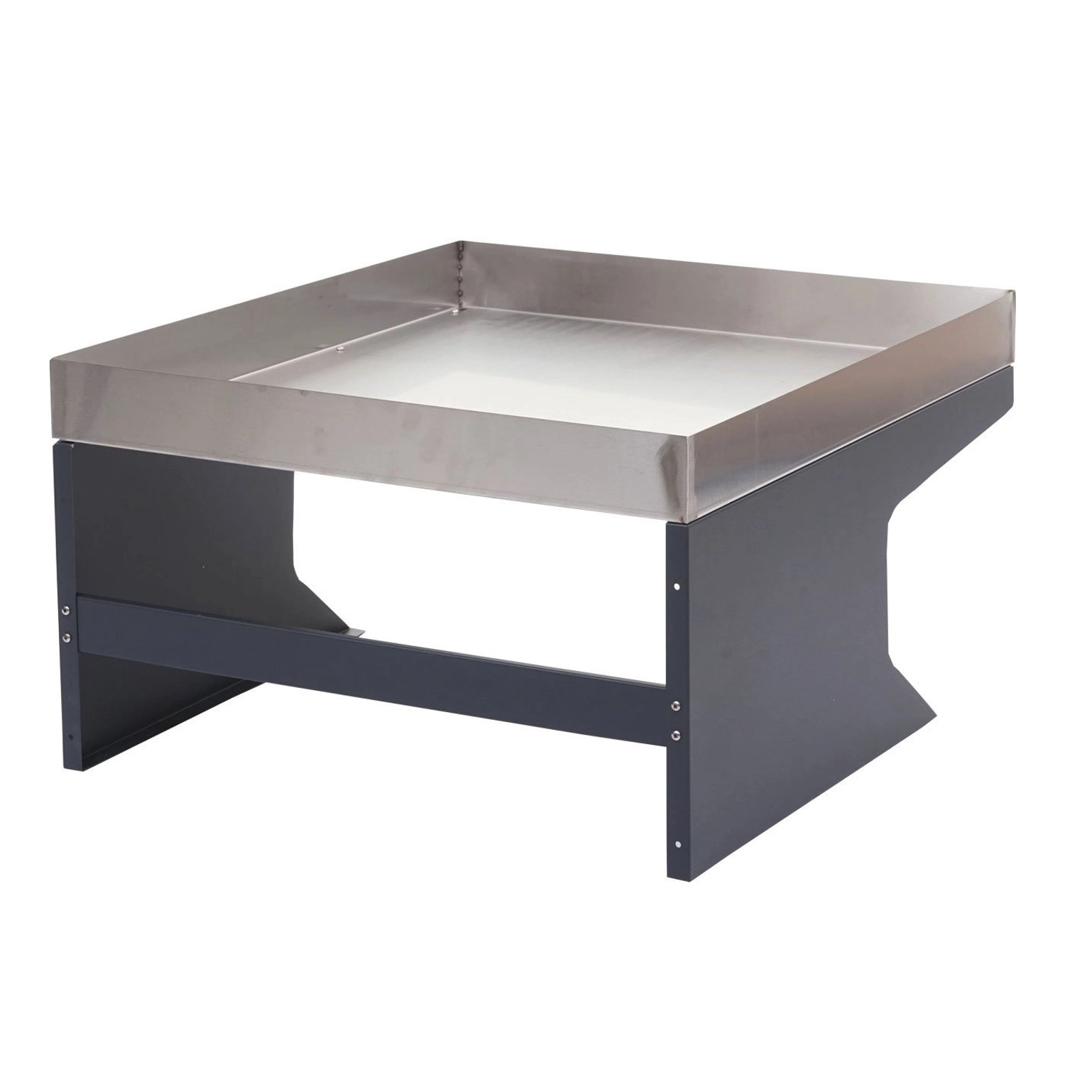 PROREGAL Mähroboter-Garage Mit Pflanzkasten 37x60x70cm Metall Edelstahl Anthrazit_6