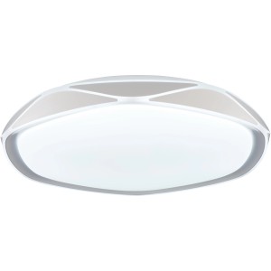 Weiße MegaLight LED-Deckenleuchte Shining Venus, 30W, Ø 41cm mit Lichttemperaturwechsel.