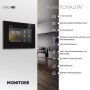 Balter EVO-HD Video-Türsprechanlage mit Fingerprint, 7-Zoll Monitor, schwarz.