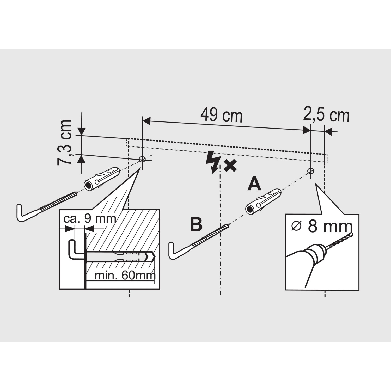 Jokey Spiegelschrank 55 cm