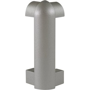 Fuchs Design Außenecke, 7 cm, Alu Silber Matt für Sockelleisten.