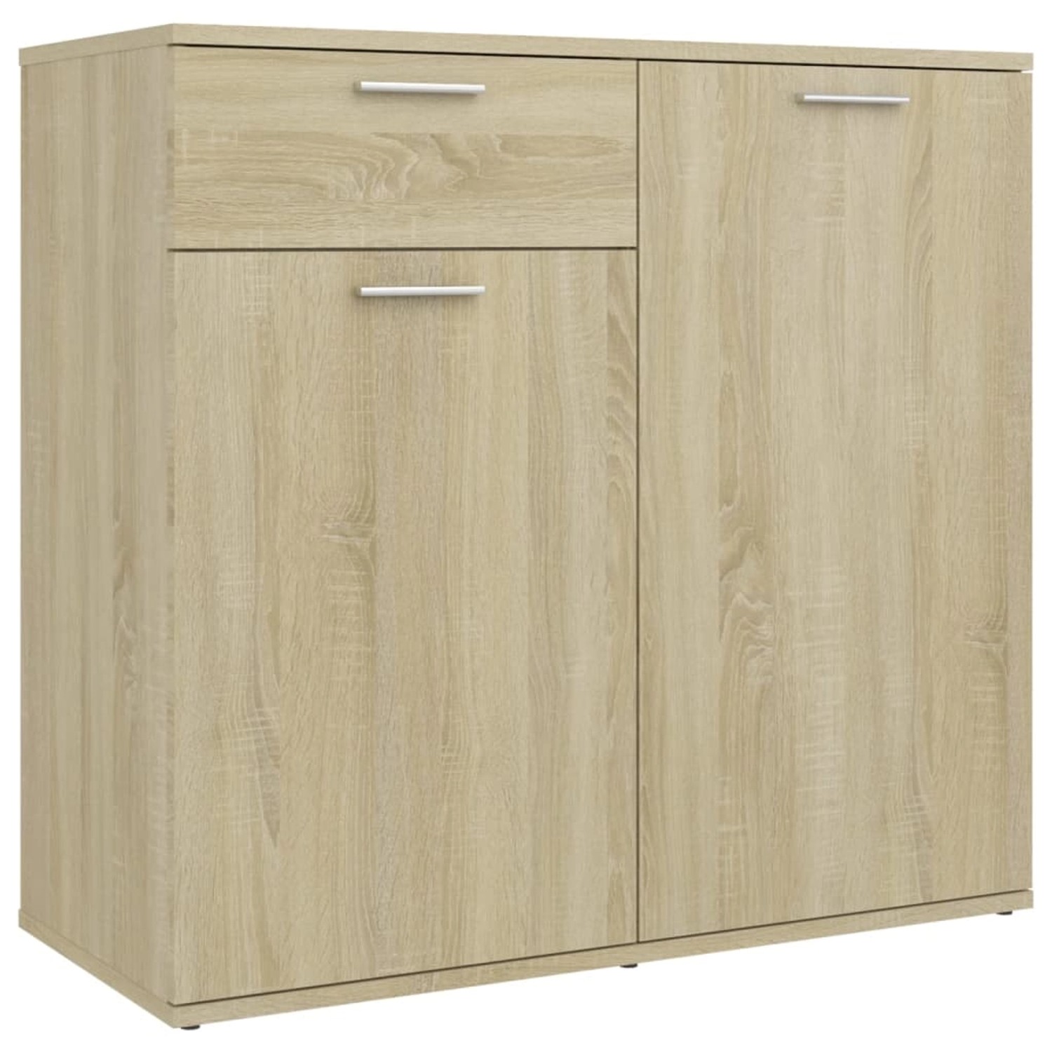 vidaXL Sideboard Sonoma-Eiche 80x36x75 cm Holzwerkstoff 805773