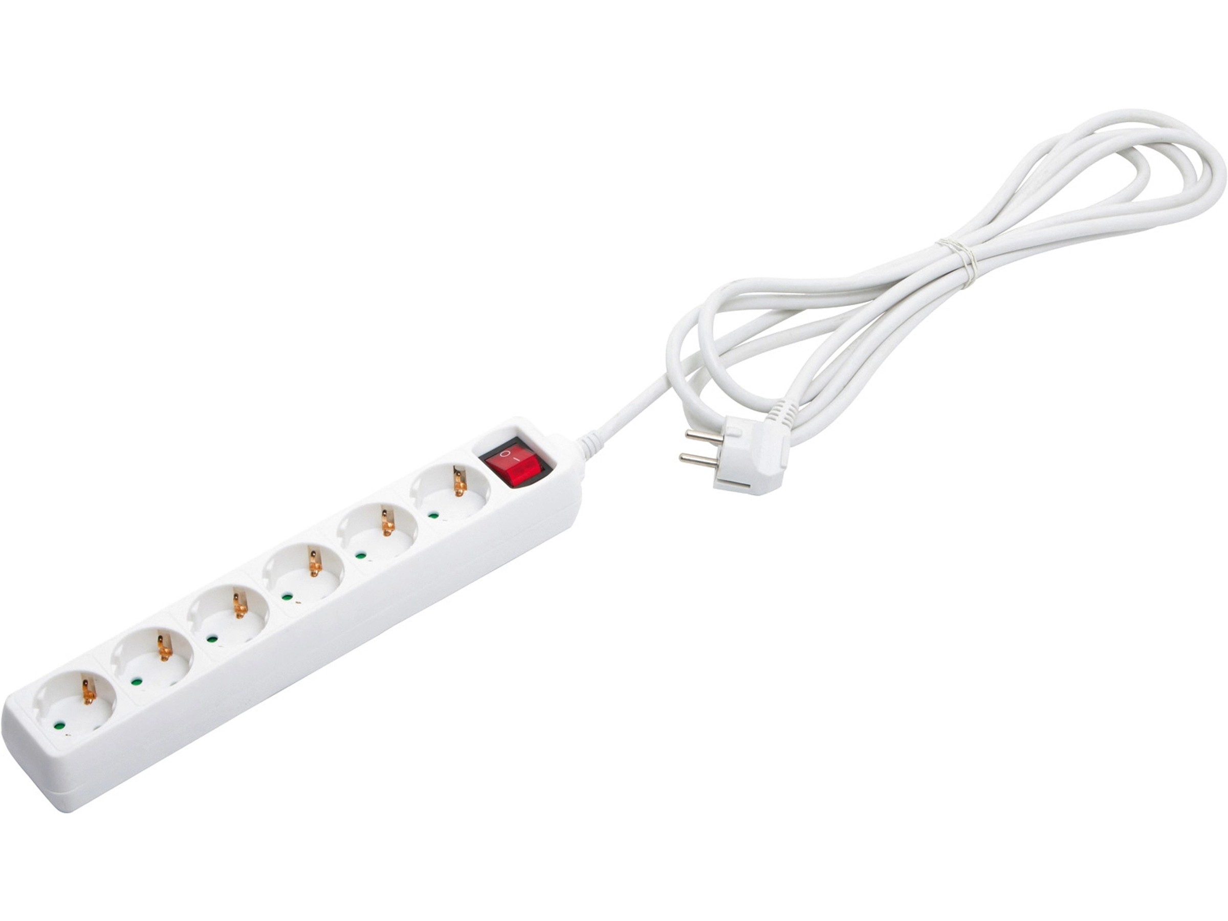 Steckdosenleiste 6-fach Mit 5 USB - Wandmontage & Schnellladung