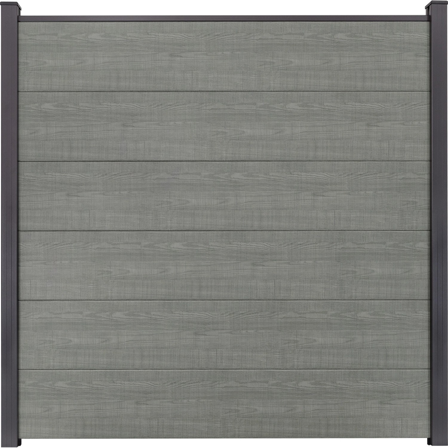 GroJa BasicLine Stecksystem Komplettset 180 x 180 cm Grey Ash Cut Grau günstig online kaufen