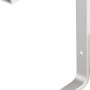 Deckenhaken U-Profil aus Aluminium, eloxiert, mit Gummikappe, Tragkraft 15 kg.