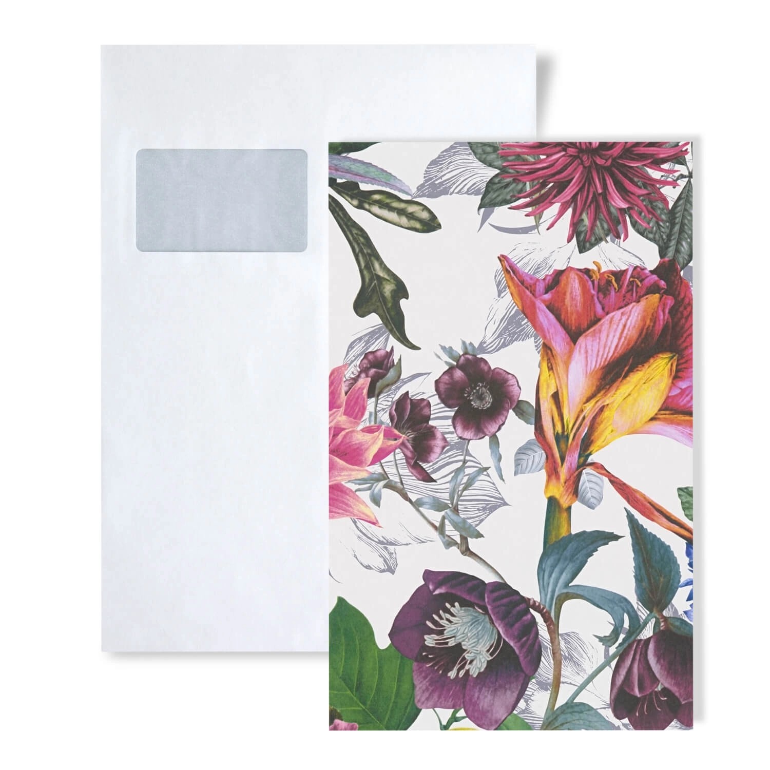 PROFHOME 1 MUSTERSTÜCK S-381754-GU DIN A4 MUSTER der Floralen Tapete günstig online kaufen