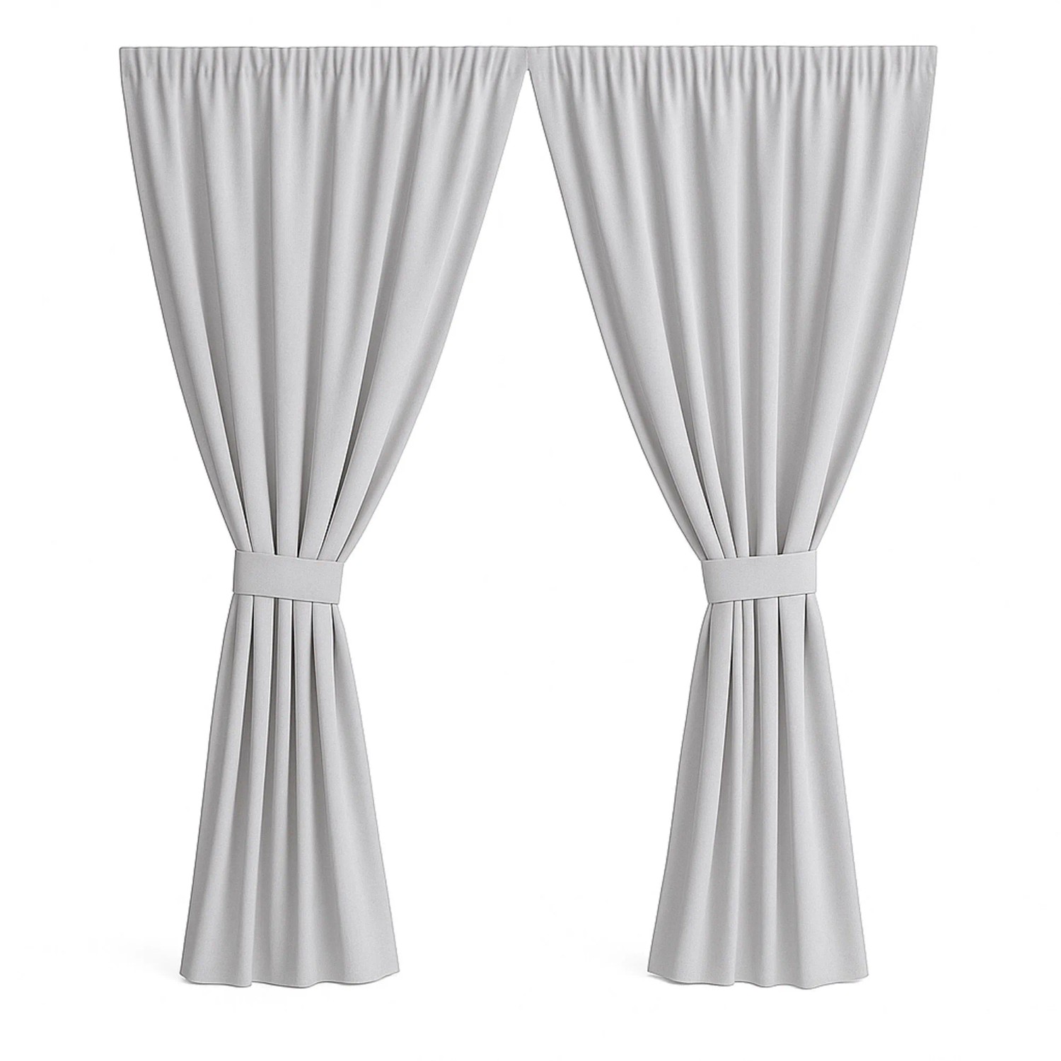 Setgarden Curtain Garden Outdoor Vorhang   2 x 155 × 240 cm – Balkon Vorhang 1tlg Grau