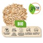 Naturbelassene GROW by OBI Holzhäcksel, geeignet als Dekormulch und für Hochbeete.