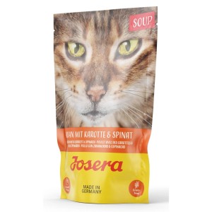 Josera Katzen-Nassfutter Soup Huhn mit Karotte und Spinat 70 g