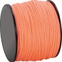 Orange Polypropylen Schnur (Ø 2 mm) auf Rolle, geeignet zum Binden von Paketen und Geschenken.