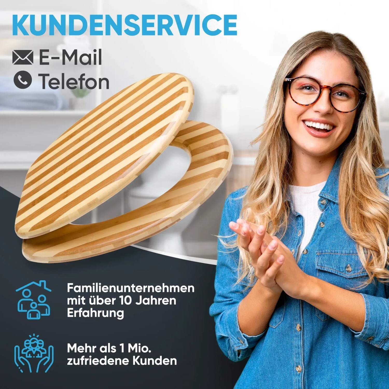 Sanilo WC Sitz Absenkautomatik Holz 200 kg kaufen bei OBI