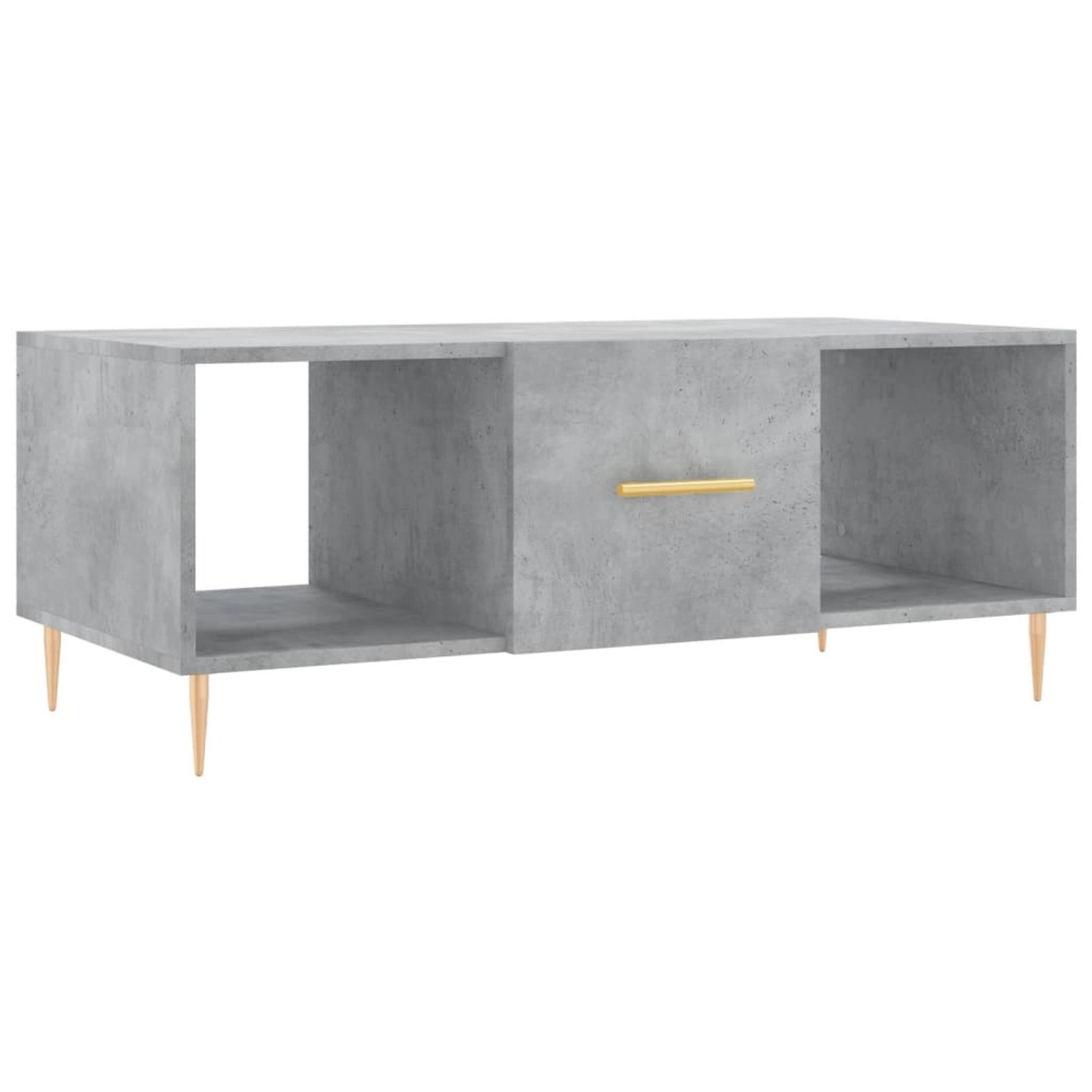 vidaXL Couchtisch Betongrau 102x50x40 cm Holzwerkstoff Modell 9 günstig online kaufen