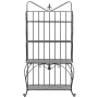 Beliani Badezimmerregal PAVONA Schwarz 50x94x170_4