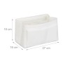 Relaxdays Taschenorganizer Filz Weiß Mit Fächern 16 cm x 27 cm x 16 cm 0,23 kg_4