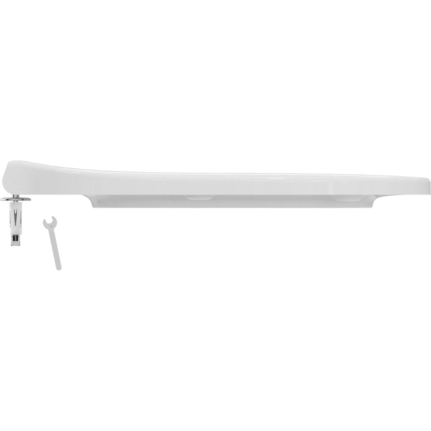 Ideal Standard Connect Air WC-Sitz, Weiß, mit Softclosing und Wrapover-Design.