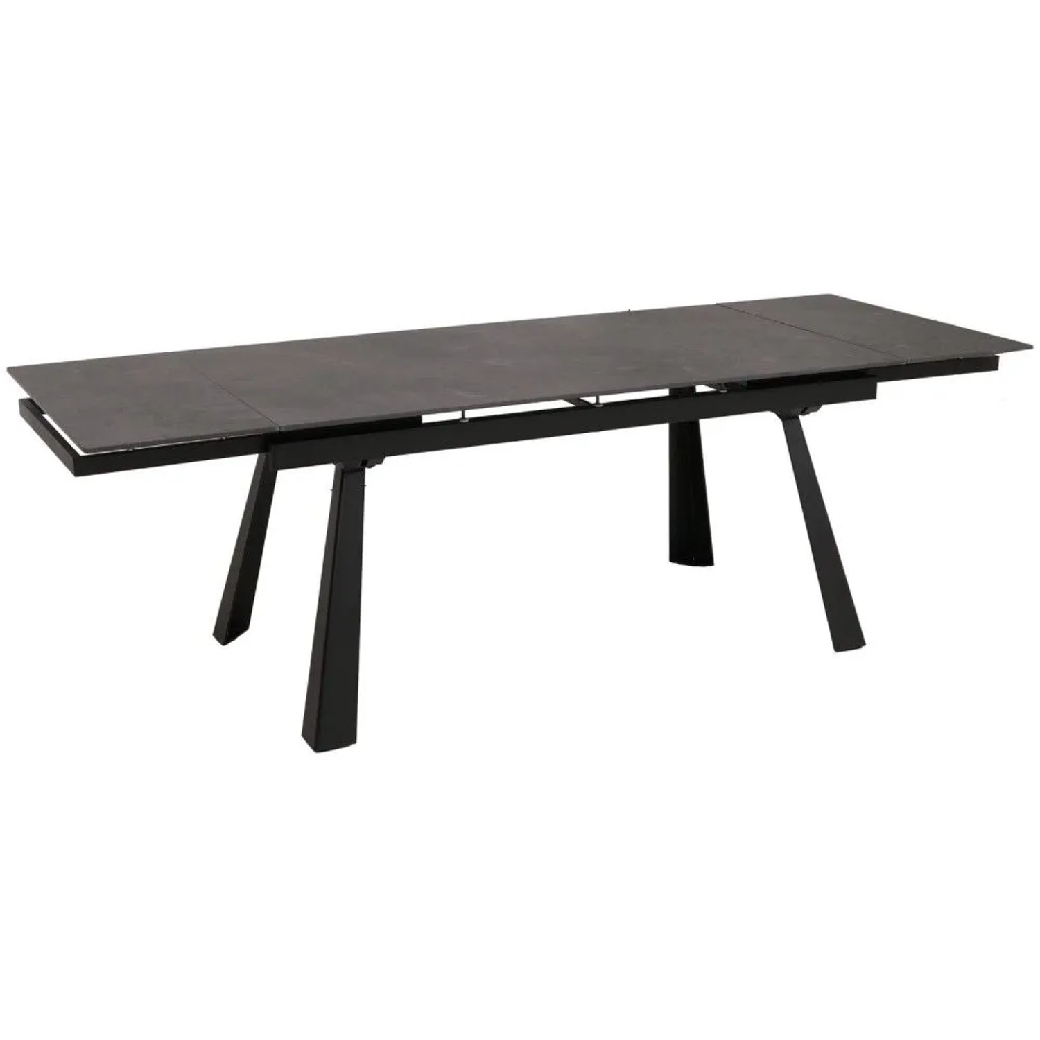 MCW Esszimmertisch O59 Marmor-Optik Grau 160-242x91cm
