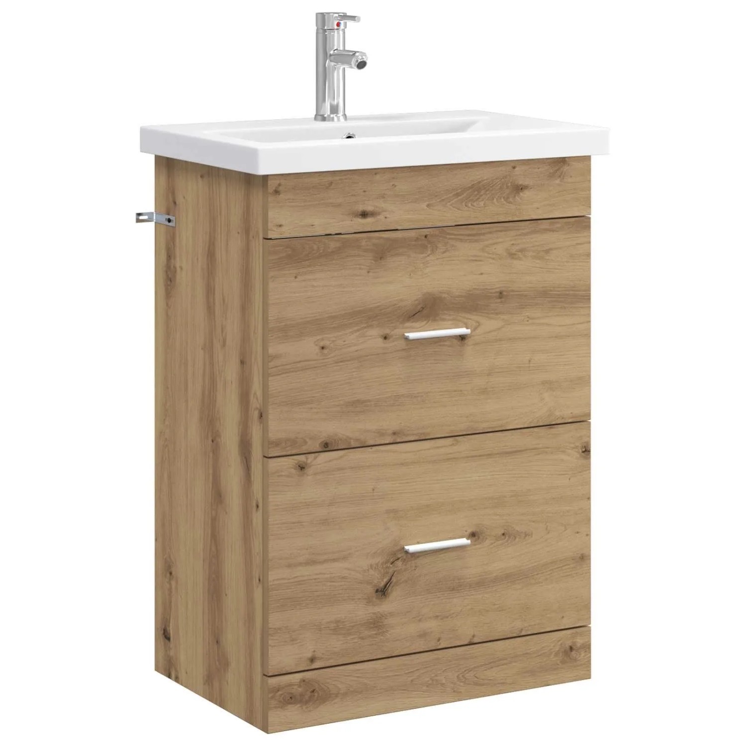 vidaXL Badezimmermöbel-Set Artisan-Eiche 61 x 40 x 84,5 cm 3404373