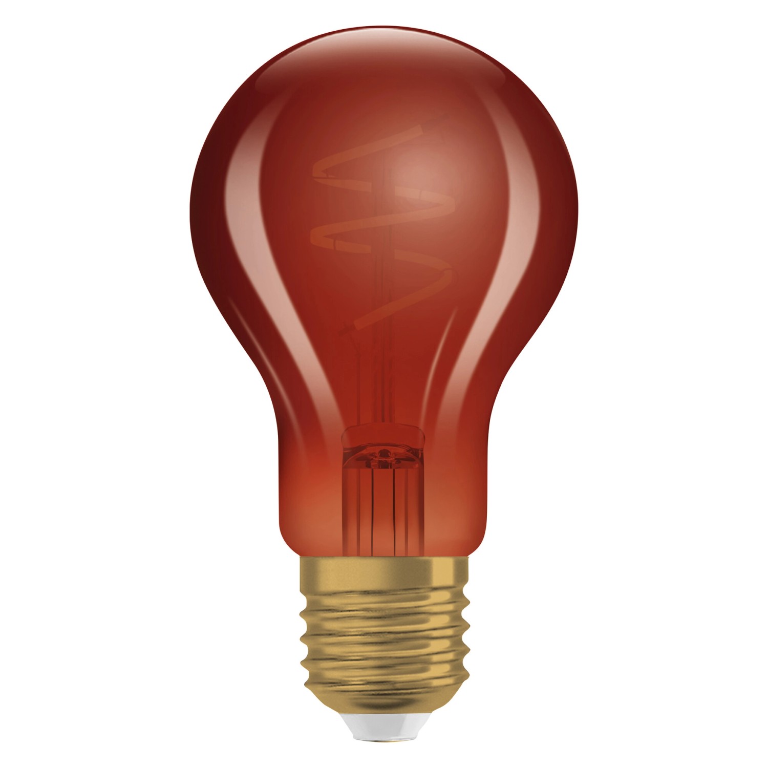 Osram LED-Lampe E27 Glühbirnenform A60 SpiralFil 3 W 1.800 K 11 cm x Ø 6 cm