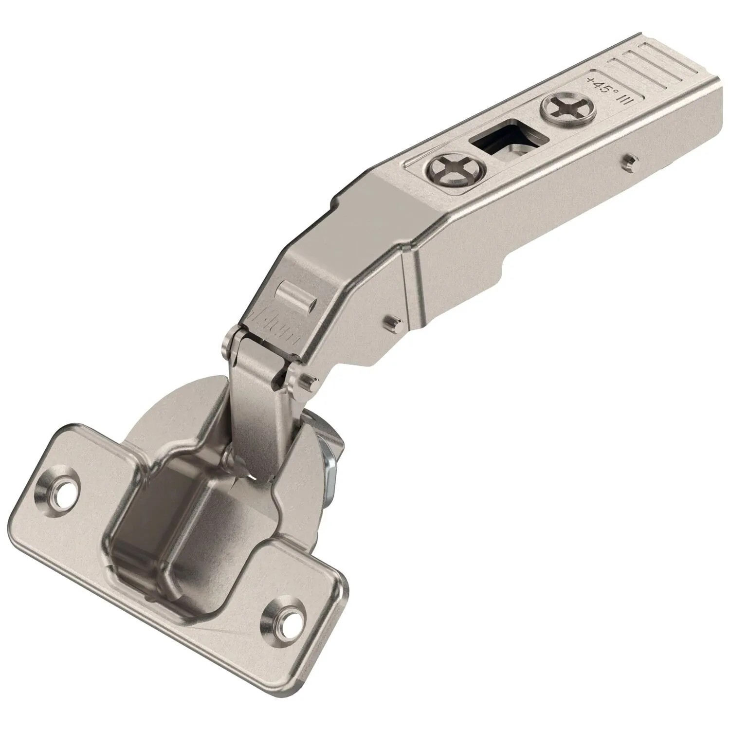 Blum Winkelscharnier Clip Top 45 Grad III Maximal Aufschlagend ohne Feder Schrauben