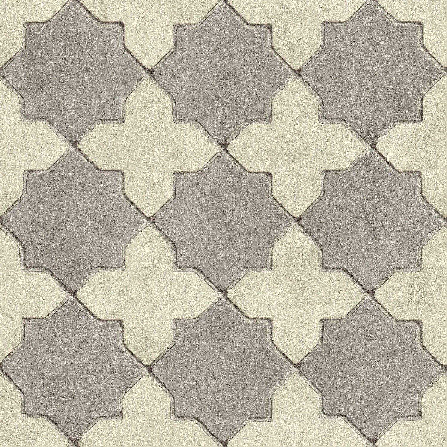 Tadessi Tapete Grafisch M1-No.416 Vliestapete in Creme