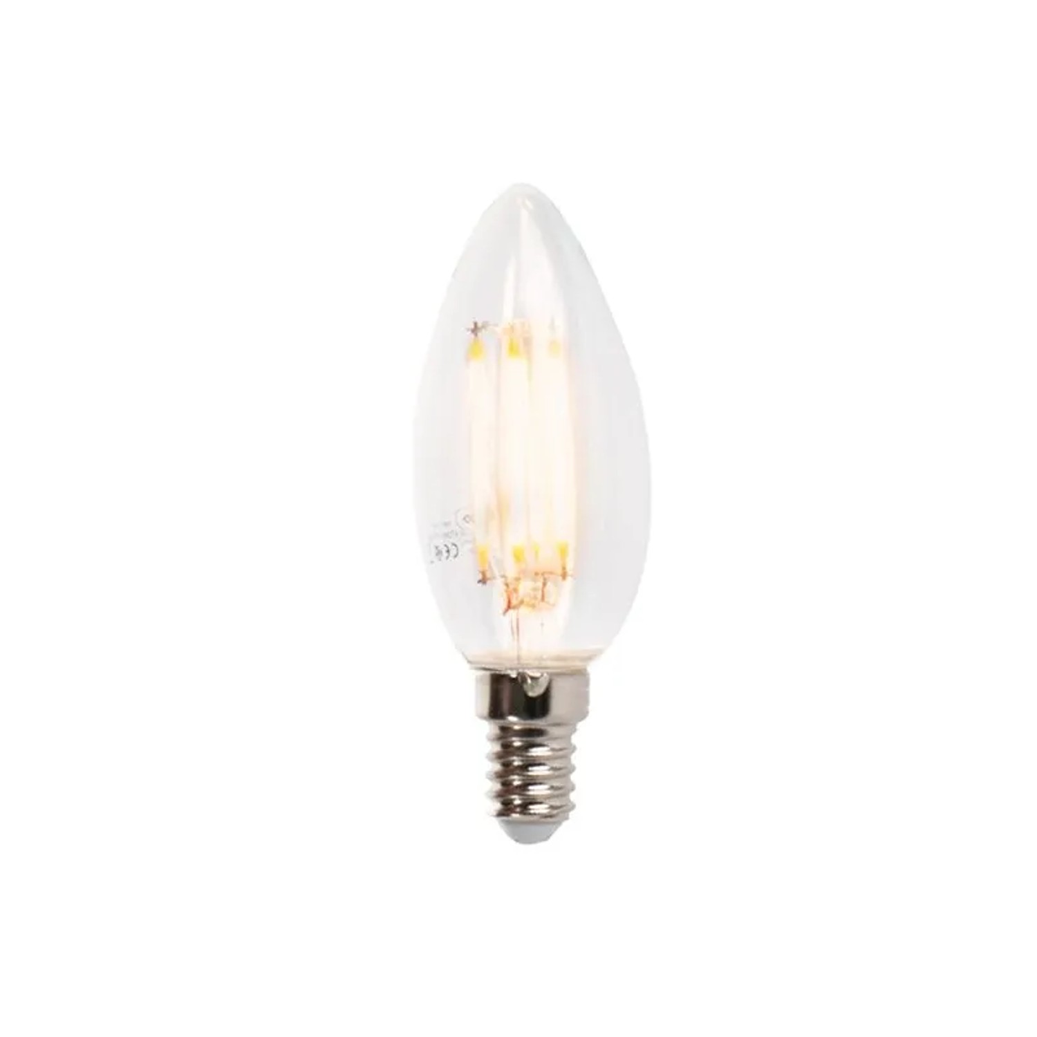 LUEDD E14 Dimmbare LED Kerzenlampe B35 5W 380,m 2700K