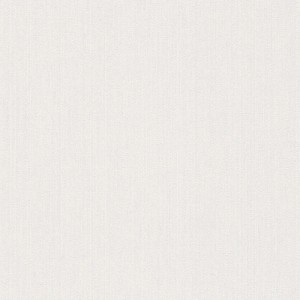 Einfarbige, creme-weiße Vliestapete von Bricoflor für Bad und Schlafzimmer.