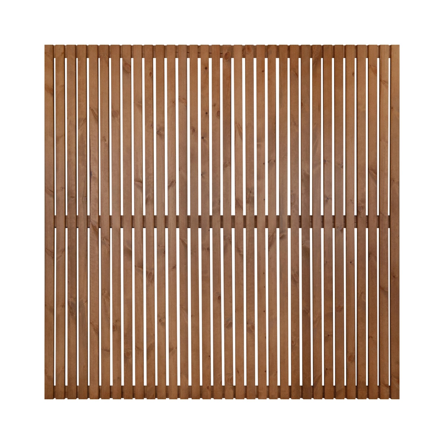 Andrewex Sichtschutzzaun-Element Quadra 180 cm x 180 cm Natur Lackiert günstig online kaufen