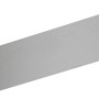 Silbernes Arcansas U-Profil aus Aluminium, 21x10x1000 mm, für Konstruktionen.