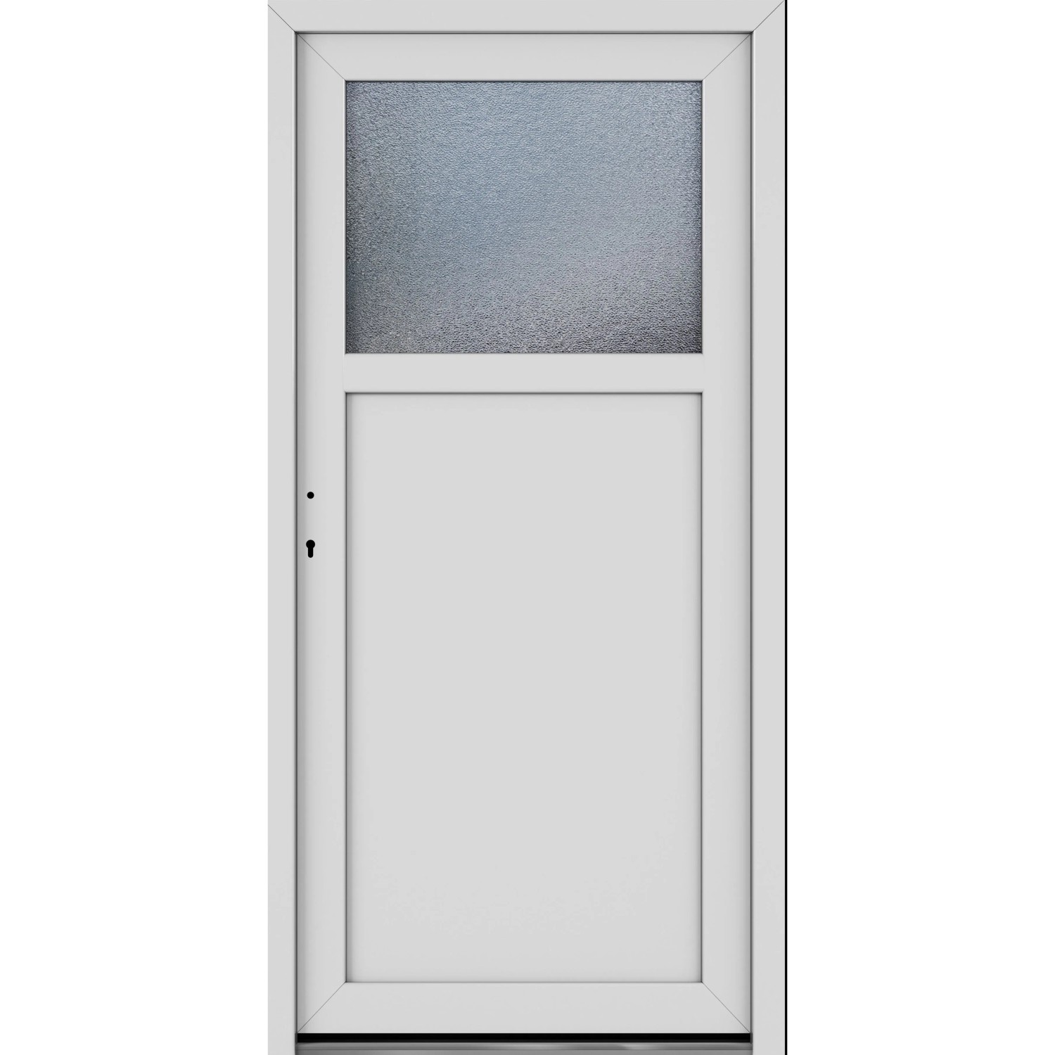 Roro Nebeneingangstür OKE 1154 Kunststoff 5FA Weiß 88 cm x 198 cm DIN L