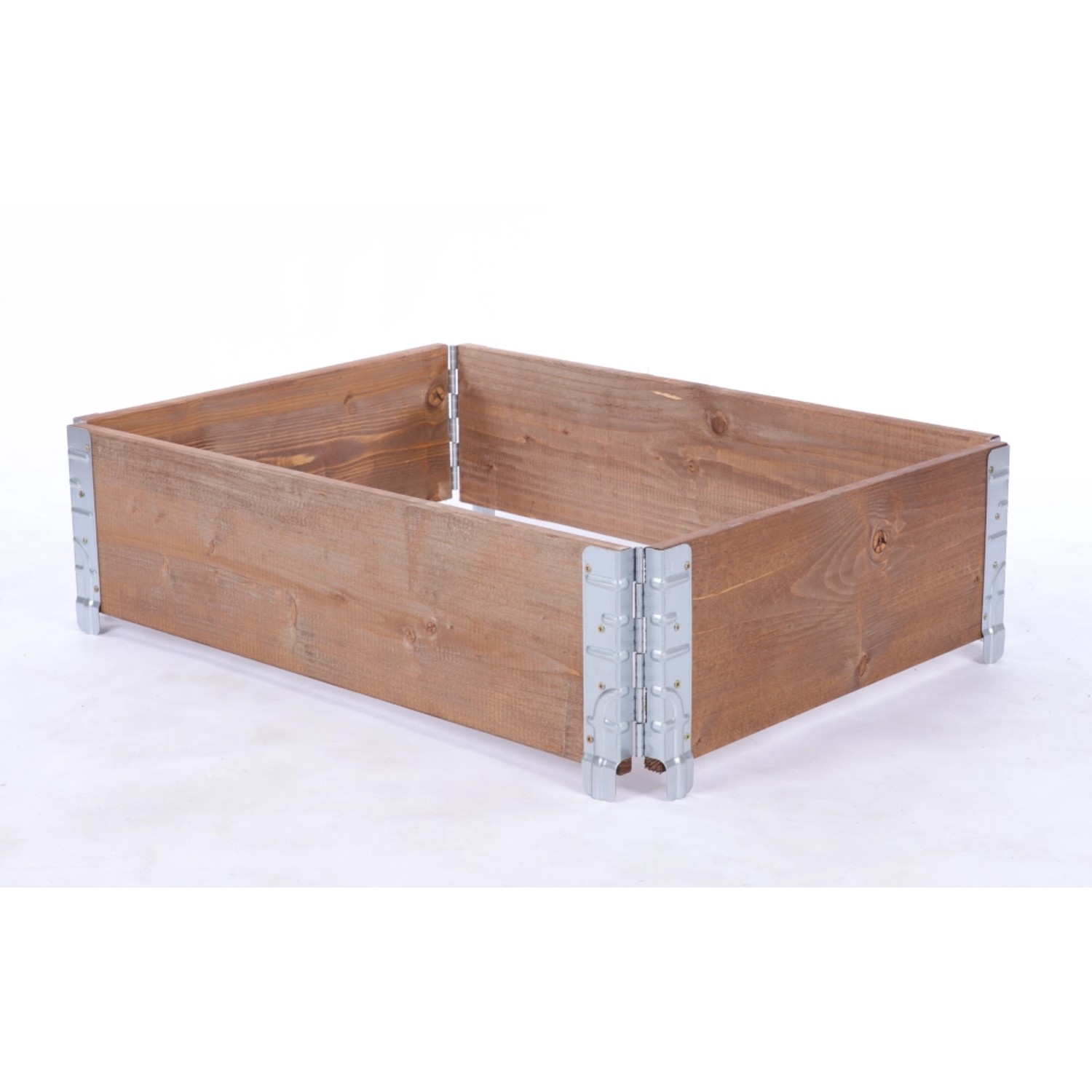 PROREGAL Hochbeetkisten GrowBox HxBxT 20x60x80 cm 1 Ebene Holz Braun günstig online kaufen