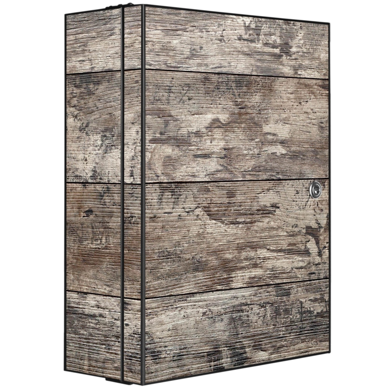 Banjado XXL Medizinschrank Abschliessbar 35x46x15cm Arzneischrank Anthrazit günstig online kaufen