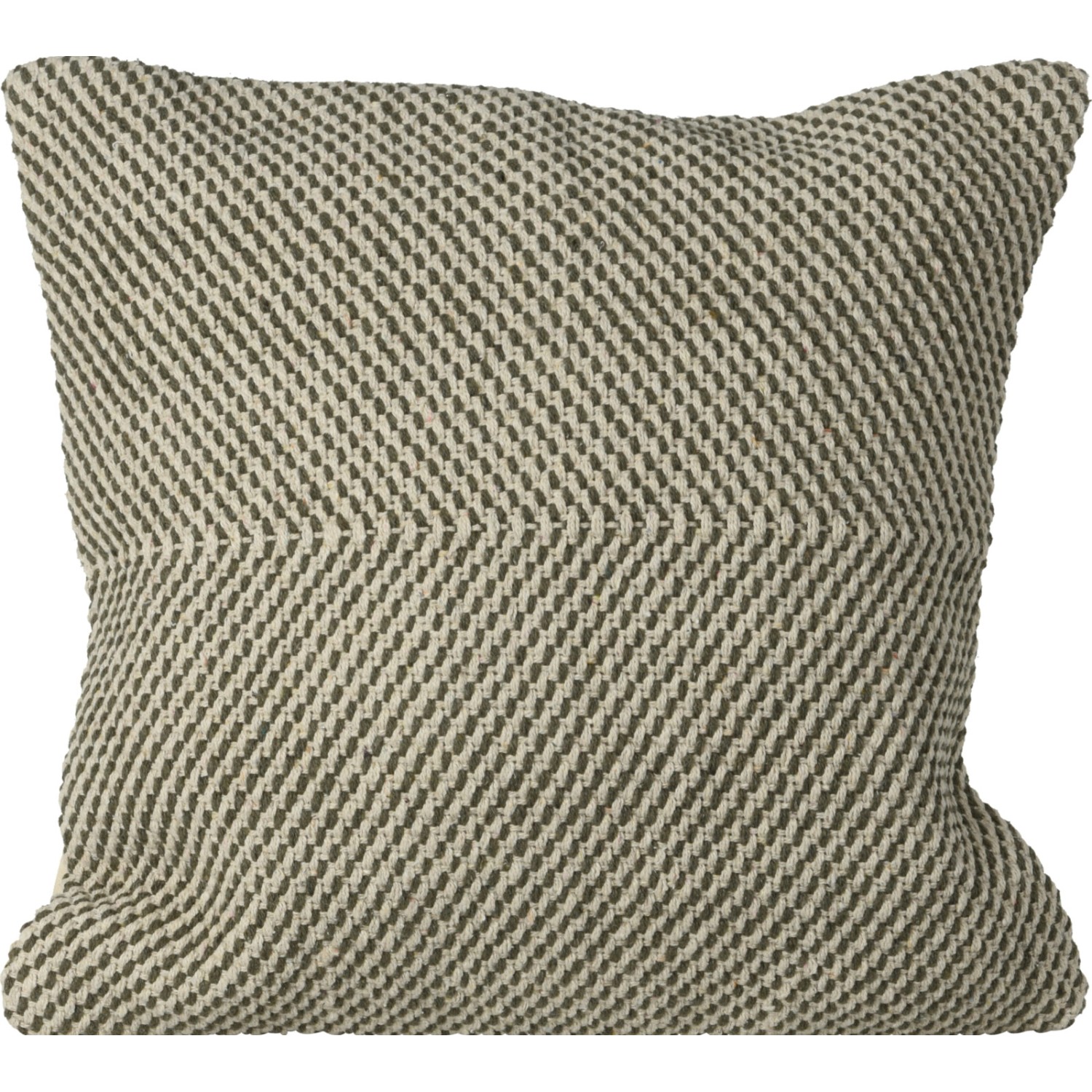 Kissen Knit-Muster 45 cm x 45 cm Grün