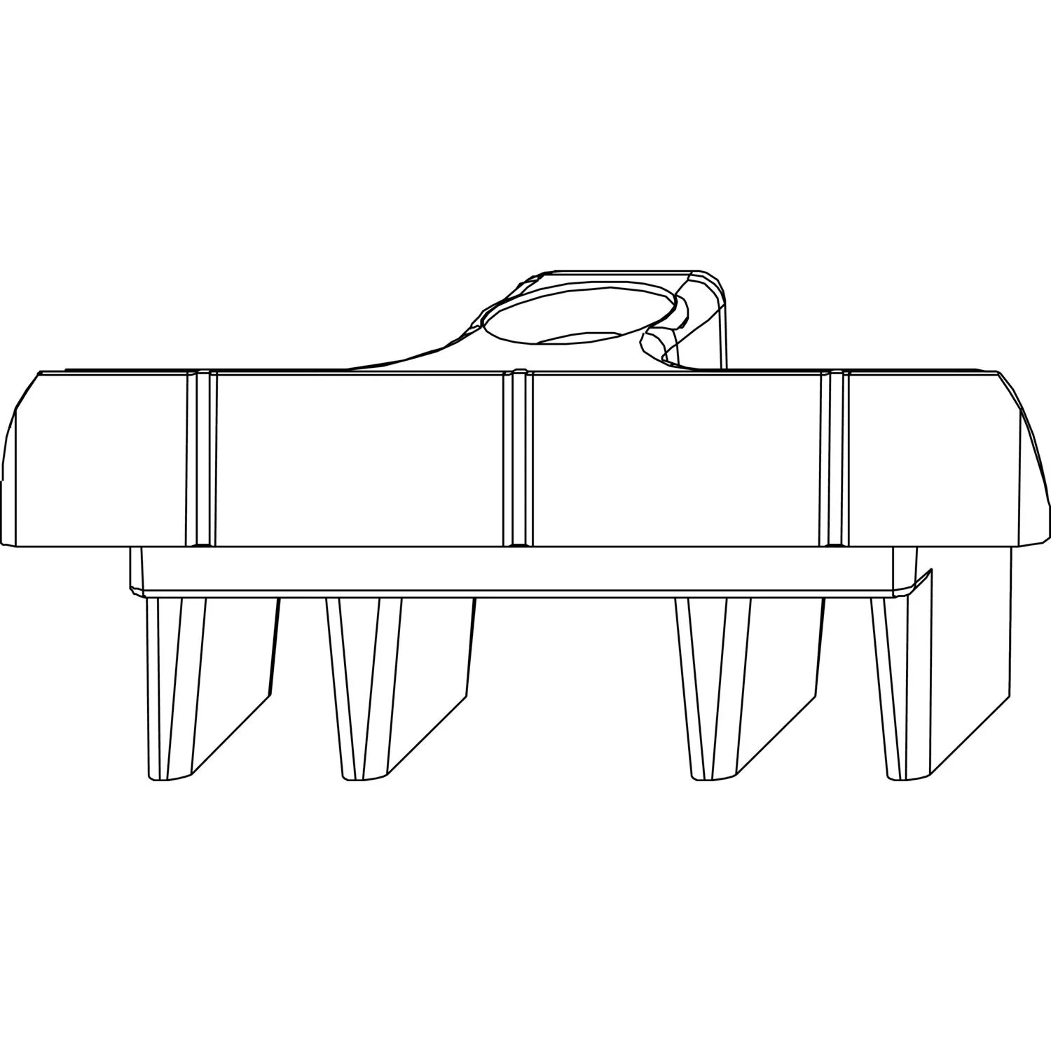 Maco Schließteil für Gegenüberliegende Beschlagsnut 3-Flügelige Fenster