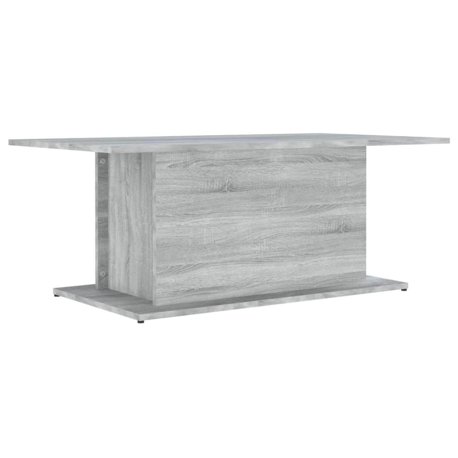 vidaXL Couchtisch Grau Sonoma 102x55,5x40 cm Holzwerkstoff 813093 günstig online kaufen