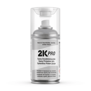 2K PRO Spraydose 250ml Epoxy-Grundierung in Grau für Autolack und mehr.
