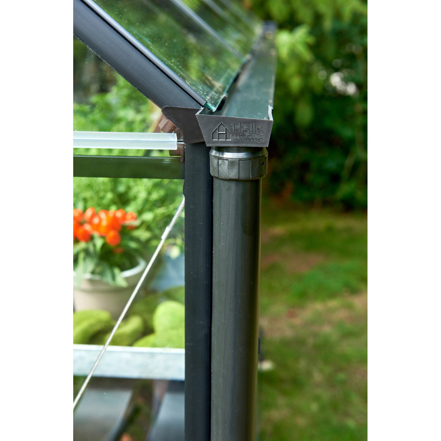 Halls Fallrohr passend für Qube Gewächshäuser 130 cm_3