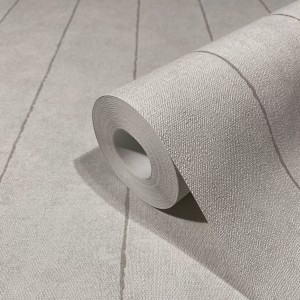 Graue Marburg Vliestapete Shades Iconic 1 mit Streifenmuster, Rolle