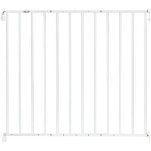 Abus Tür- und Treppengitter Tim JC9210 aus Metall, weiß, für Kindersicherheit.